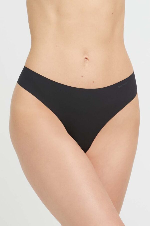 Dkny tanga 3-pack culoarea negru