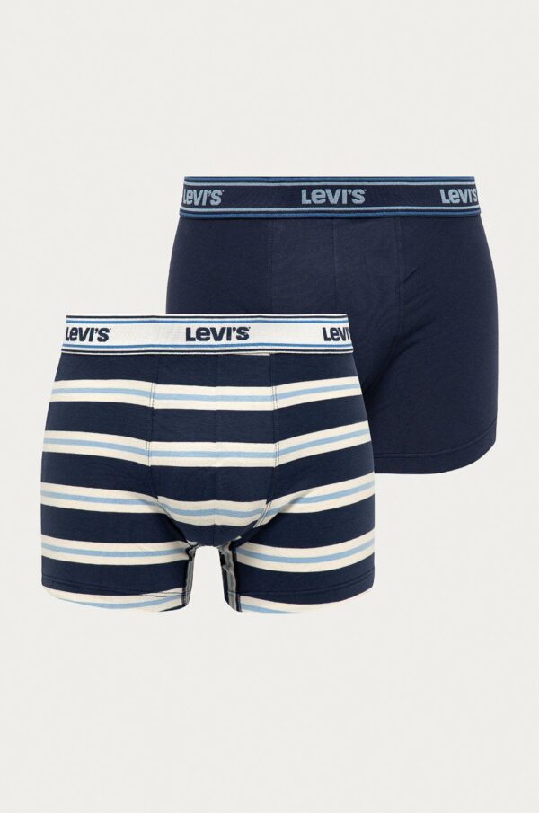 Levi's Boxeri bărbați, culoarea albastru marin