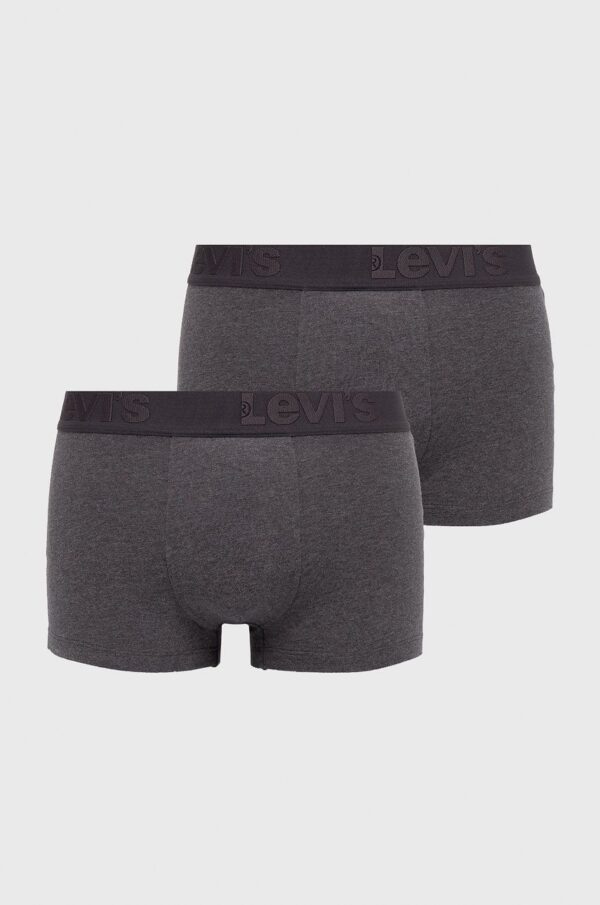 Levi's boxeri bărbați, culoarea gri 37149.0423-greymelang