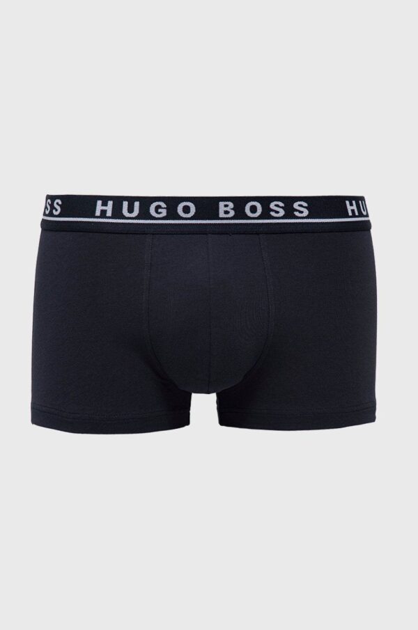 Boss Boxeri (3-pack) bărbați, culoarea albastru marin