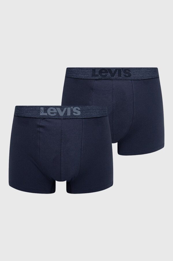 Levi's Boxeri (2-pack) culoarea albastru marin