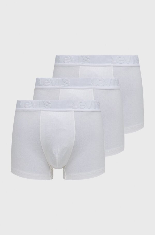 Levi's boxeri bărbați, culoarea alb 37149.0301-white