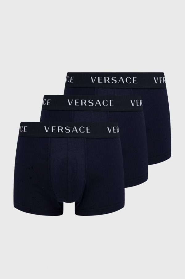 Versace boxeri (3-pack) bărbați, culoarea bleumarin