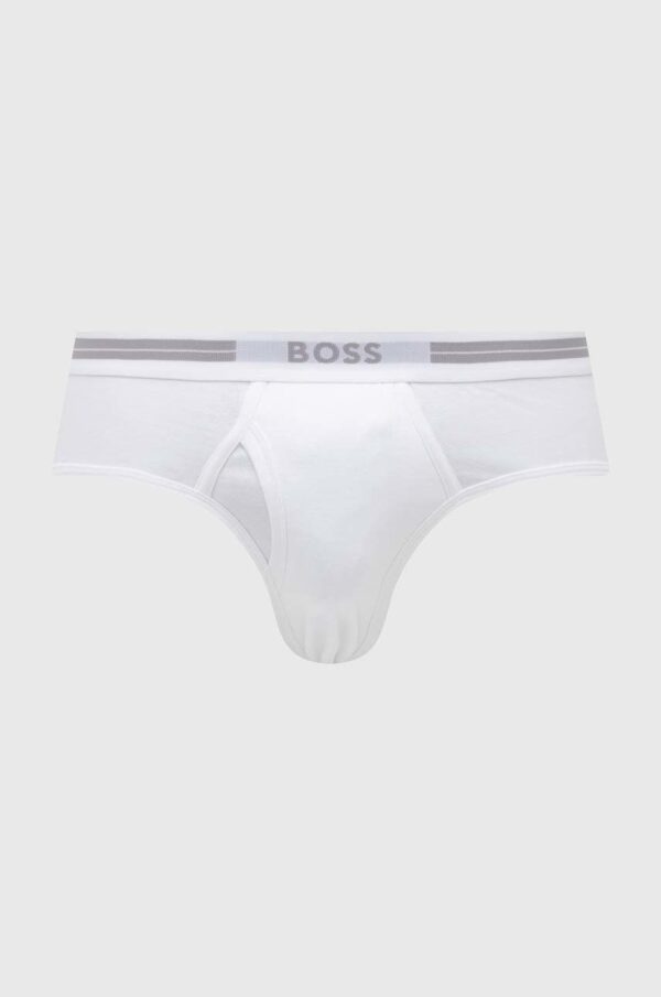 BOSS slip din bumbac culoarea alb