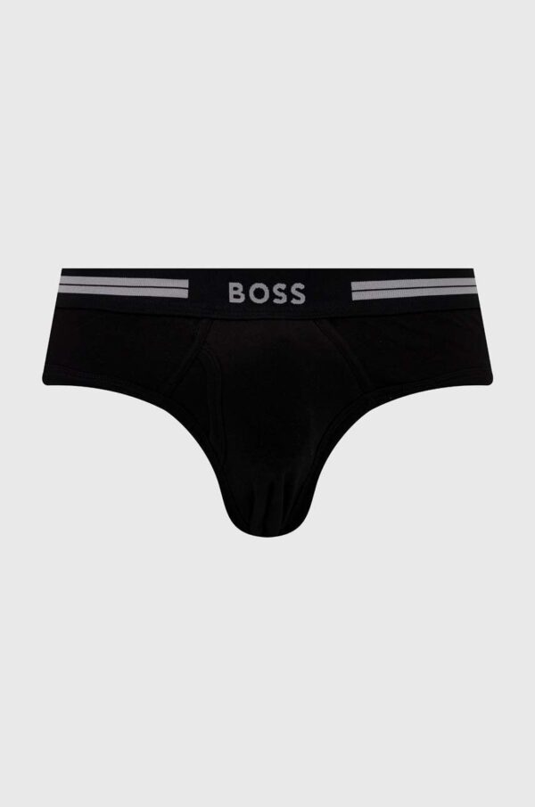 BOSS slip din bumbac culoarea negru