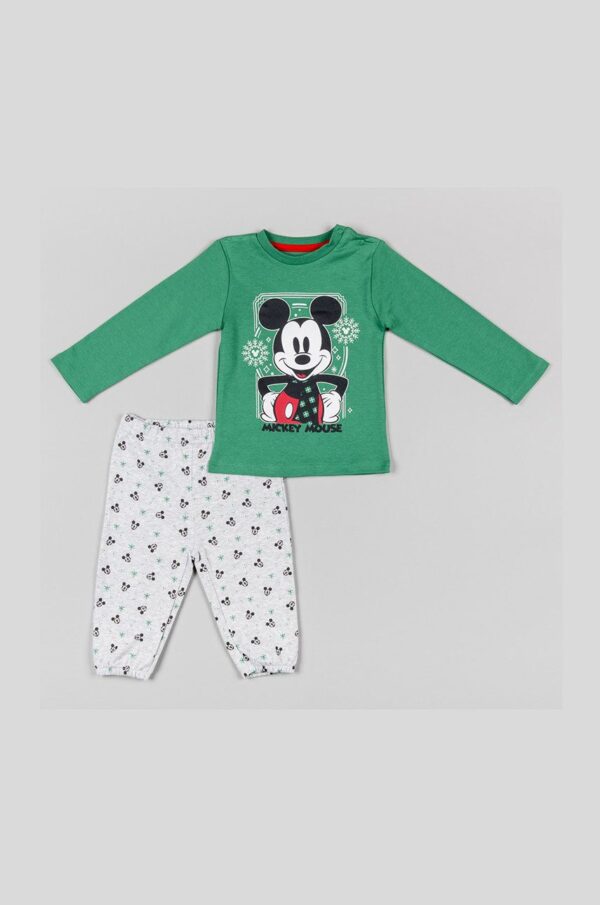 zippy pijamale de bumbac pentru copii culoarea verde, modelator