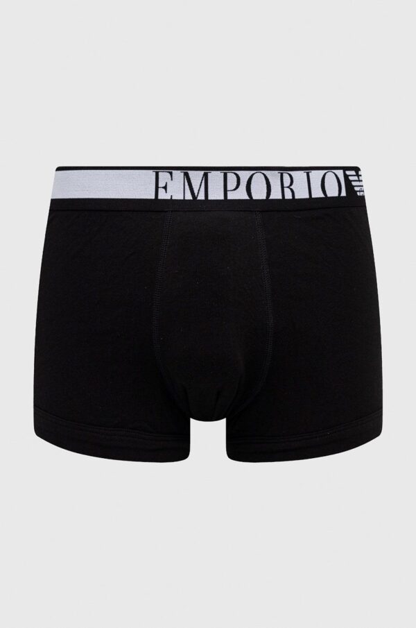 Emporio Armani Underwear boxeri barbati, culoarea negru