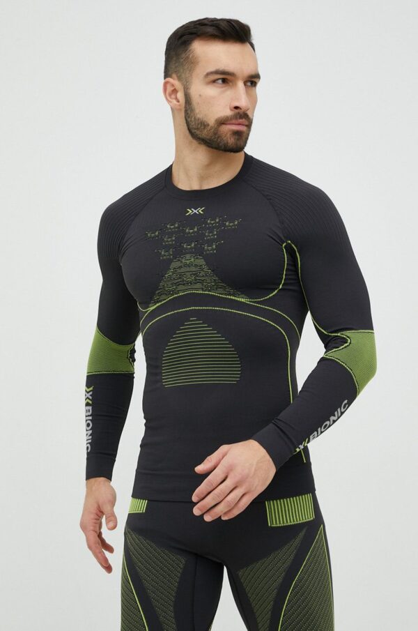 X-Bionic longsleeve funcțional Energy Accumulator 4.0 culoarea gri