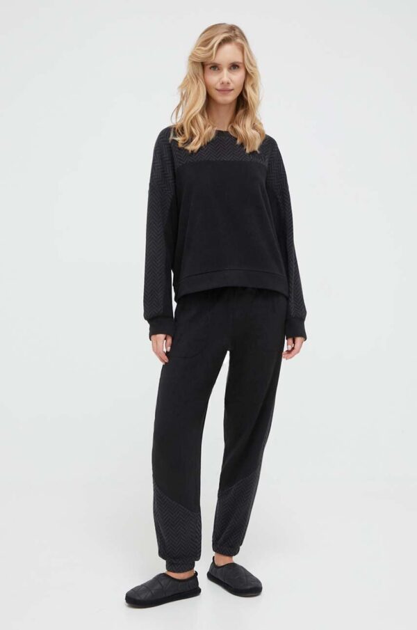 Dkny pijama femei, culoarea negru