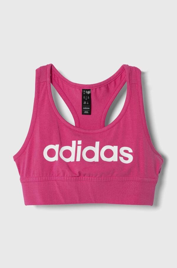 adidas sutien sport fete culoarea roz