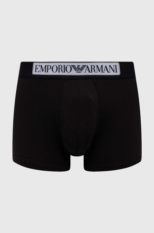 Emporio Armani Underwear boxeri barbati, culoarea negru