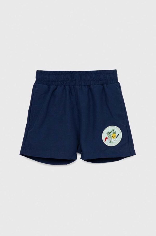 Fila pantaloni scurti de baie copii culoarea albastru marin