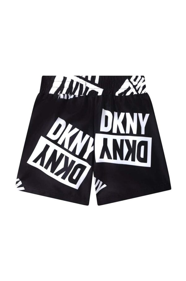 Dkny pantaloni scurti de baie copii culoarea negru