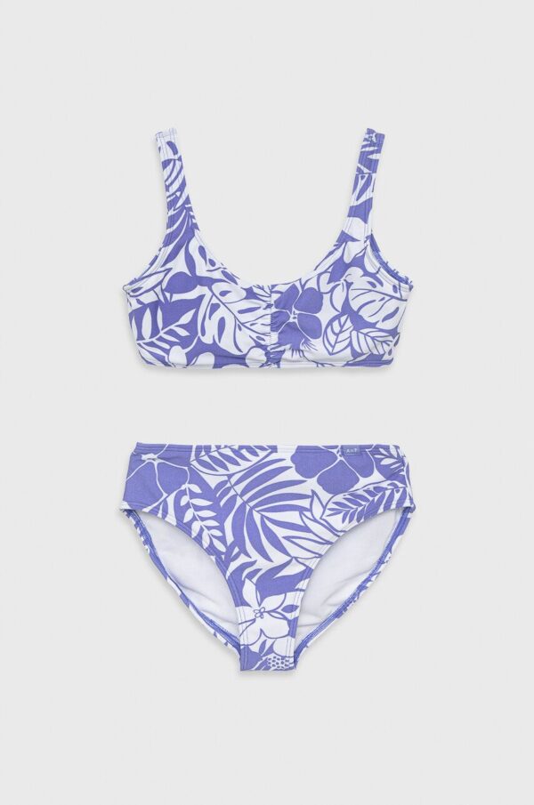 Abercrombie & Fitch costum de baie pentru copii din două piese culoarea violet