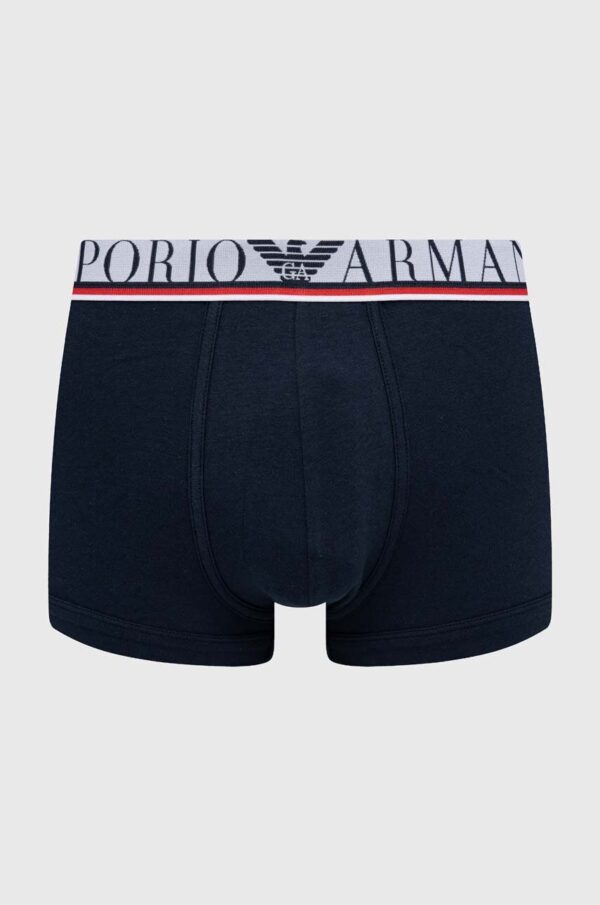 Emporio Armani Underwear boxeri barbati, culoarea albastru marin