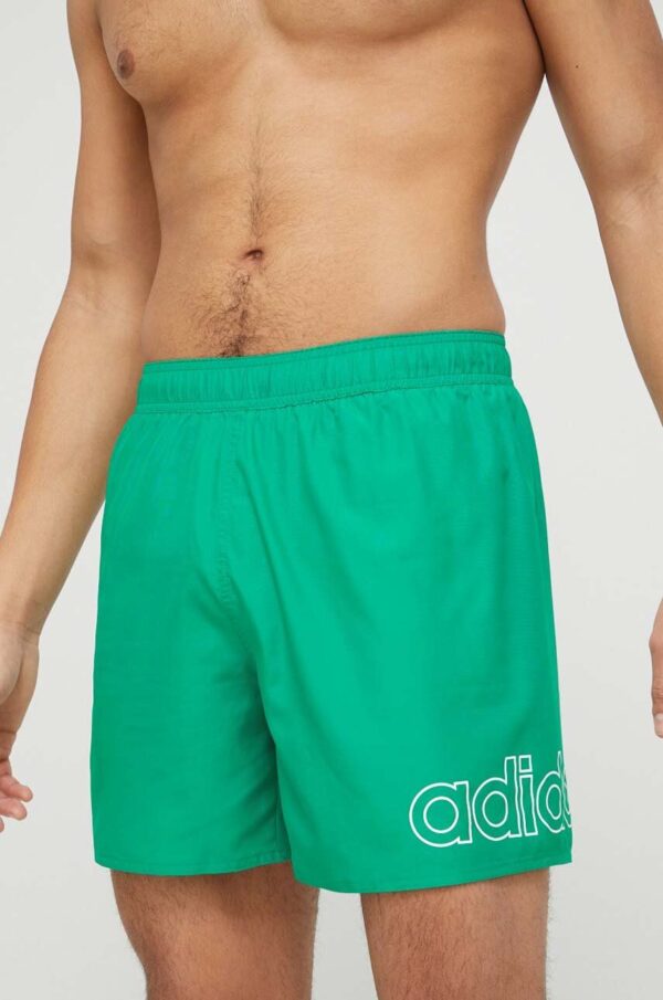 adidas Performance pantaloni scurti de baie culoarea verde