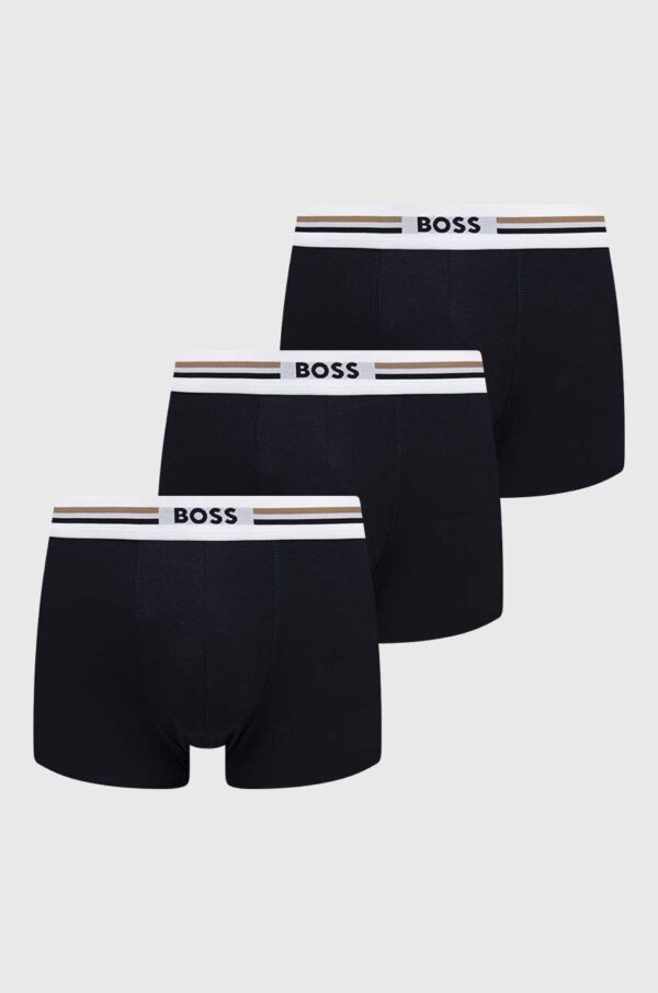 BOSS boxeri 3-pack barbati, culoarea negru