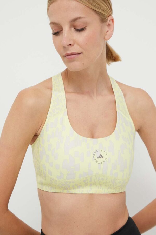 adidas by Stella McCartney sutien sport Truepurpose culoarea galben, modelator