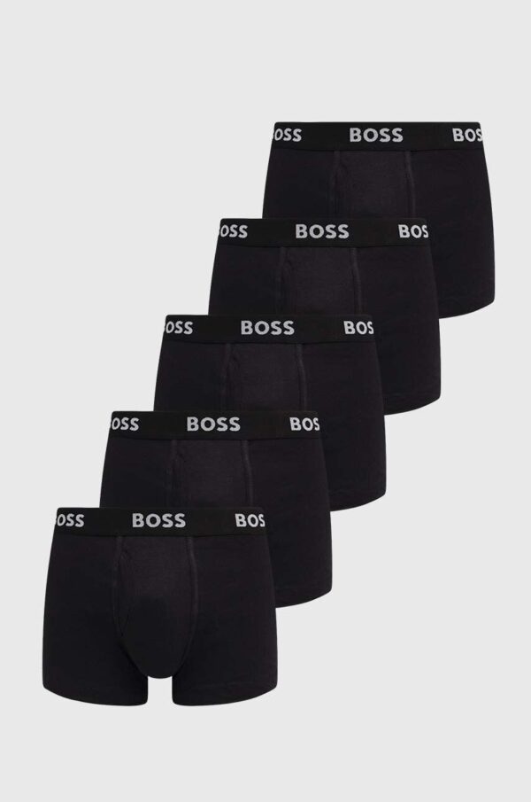 BOSS boxeri de bumbac 5-pack culoarea negru