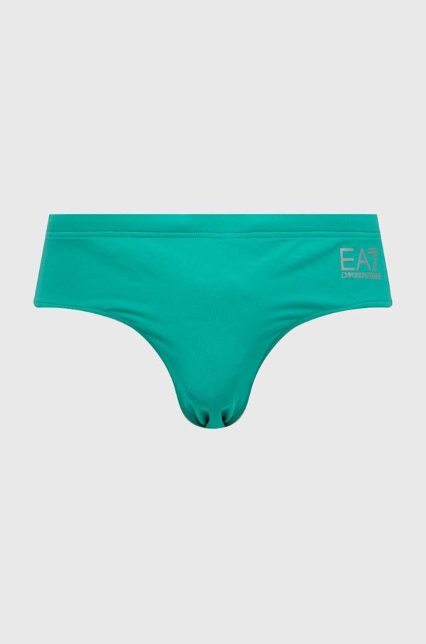 EA7 Emporio Armani costum de baie culoarea verde